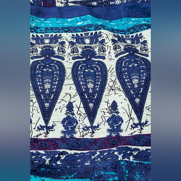 Boho Chic Beach Yoga Hobo Shoulder Bag - 100% Cotton - Bohemian Ethnic Inspired - Picture 7 of 8